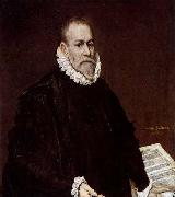 El Greco Portrait of Doctor Rodrigo de la Fuente oil painting